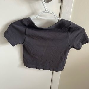 Garage seamless crop top